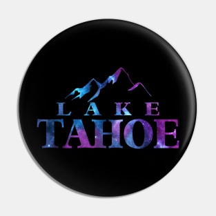 Starry Galaxy Lake Tahoe Pin