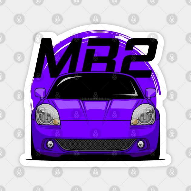 Purple MR2 W30 Magnet by GoldenTuners