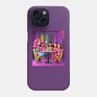 Galentines party gals Phone Case