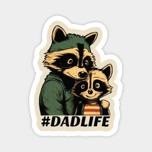 Raccoon dad Magnet