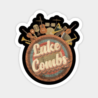 Music Vintage Retro Stye // Luke Combs Magnet