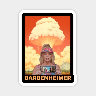 Barbie x Oppenheimer // Barbenheimer Magnet