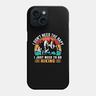 Hiking T - Shirt Design Phone Case