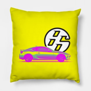 GT86 Body Lemon Violet Pillow