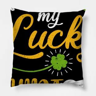 Game This is My Lucky Shirt St Patrick's Day Pillow