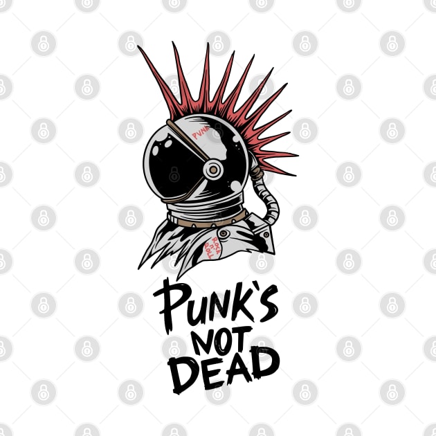 Punk's not dead - astronaut by Myartstor 