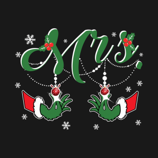 Chest Nuts Christmas ELF Xmas, Mrs. Santa Claus T-Shirt