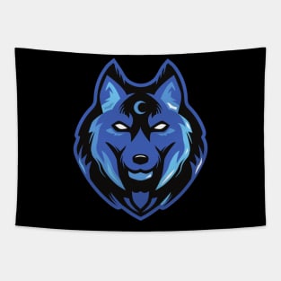 Blue Wolf Tapestry