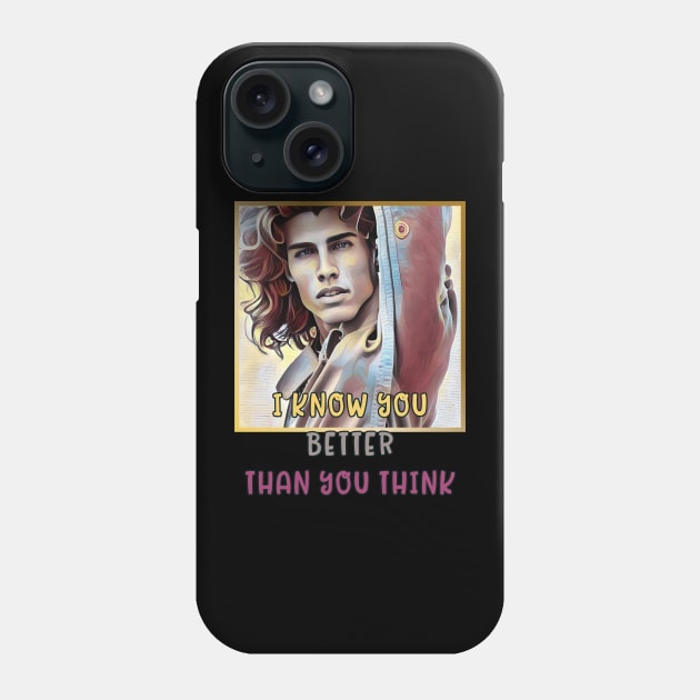 I know you better than you think (handsome dude) Phone Case by PersianFMts