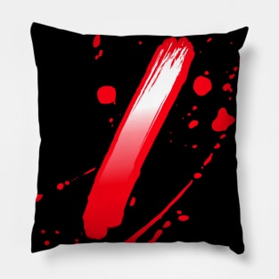 bloody letter i Pillow