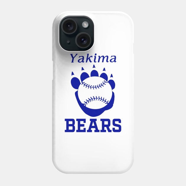 Defunct Yakima Bears Baseball 1990 Phone Case by LocalZonly