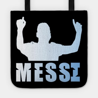 Messi (blue halftones) Tote