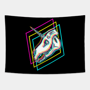 CMYK Unicorn Tapestry