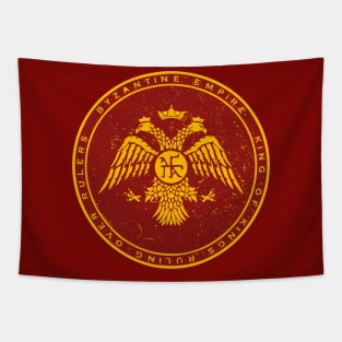 Byzantine Empire Flag Symbol Tapestry