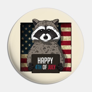 Happy 4th Of July Pin