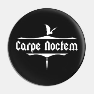 Carpe Noctem - Seize the Night Pin