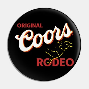 Original Coors Rodeo Cowboy Pin