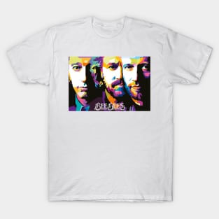 Bee Gees T Shirt Music T Shirt Vintage Musical Shirt made In USA cotton  casual Men t shirt Women's tee shirts tops