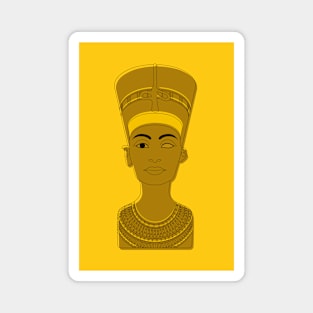 Nefertiti yellow Magnet