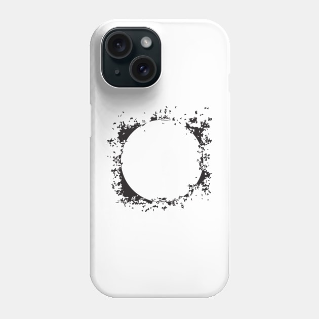 black circle design Phone Case by lkn