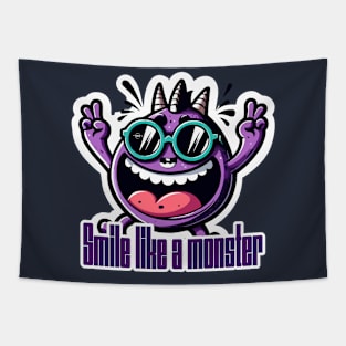 smile monster 2 Tapestry