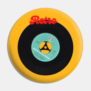 Vintage Vinyl, Retro Vinyl, A beautiful design for vinyl collectors. Retro word and a vintage vinyl. Pin