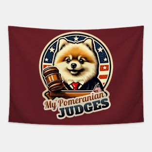 Pomeranian judge Tapestry