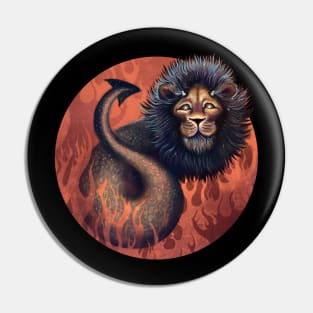 Fire Lion - Apparel Pin