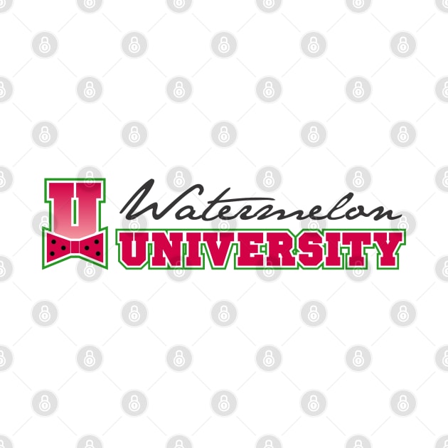 Watermelon University logo by Professor Watermelon