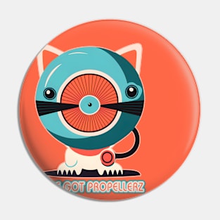 Cute Propeller cat for cat lovers Pin