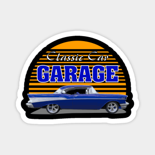 Classic Car Garage 2 Magnet