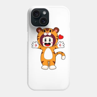 Tiger Girl Costume Phone Case