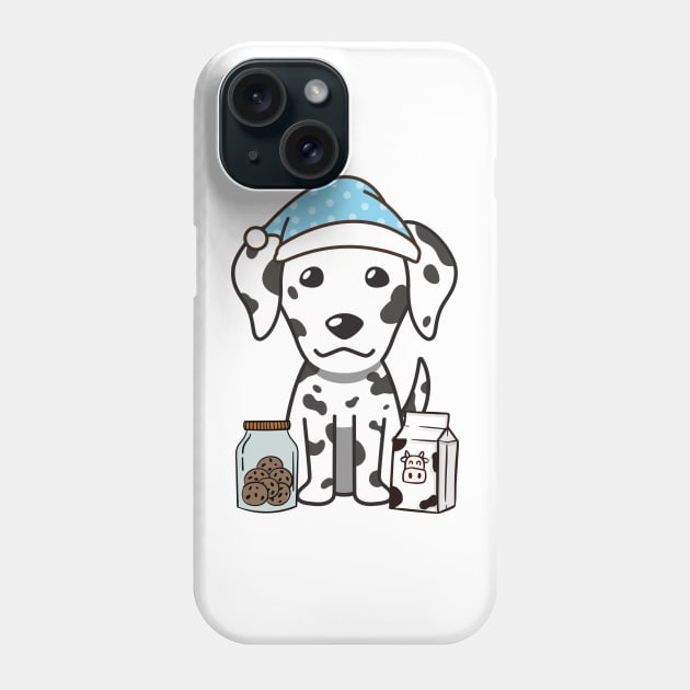 Funny Dalmatian is having a midnight snack Phone Case by Pet Station