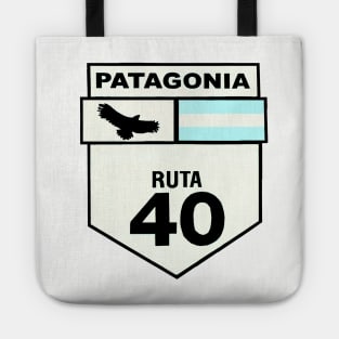 Ruta 40 road sign Tote