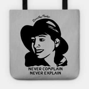 Dorothy Parker Portrait and Quote Tote