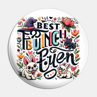 Frenchie Fries Funny French Bulldog Dog Mom Dog Dad Cute Pin