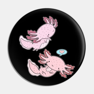 Axolotl Love Pin