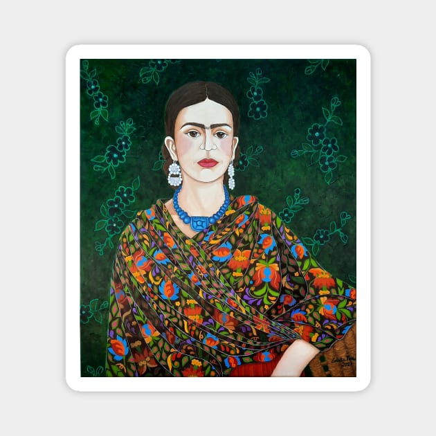 Frida, a strong woman Magnet by madalenalobaotello