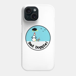 Frosty the Snowman and Bad Doggie Phone Case