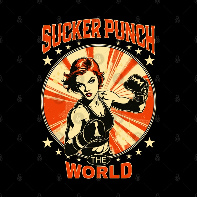 Sucker Punch the World by SunGraphicsLab