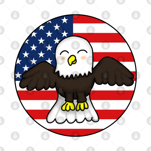 Patriotic American Eagle - Large Design by Aeriskate