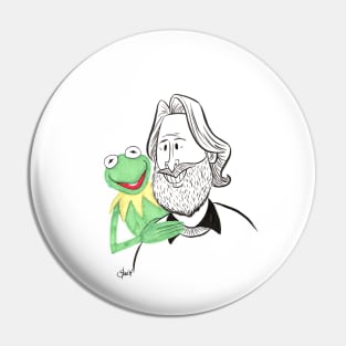 Kermit & Jim Henson Pin