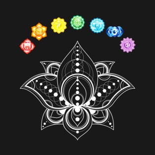 Mystical Chakras Lotus Blossom T-Shirt