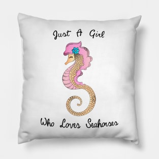 Cute Seahorse Pillow