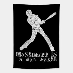 man maker baseball  by NFB Tapestry