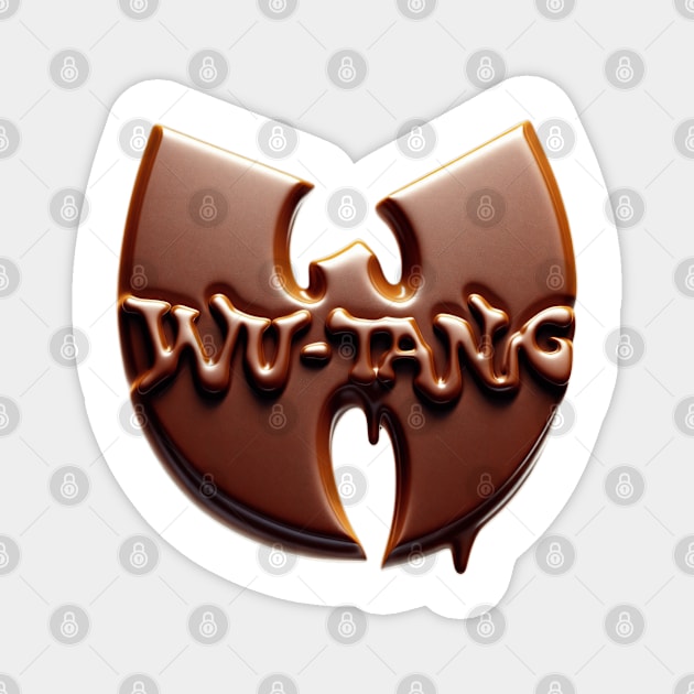 Wutang Text logo Chocolate effect Magnet by thestaroflove