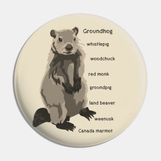 A Groundhog By Any Other Name Pin