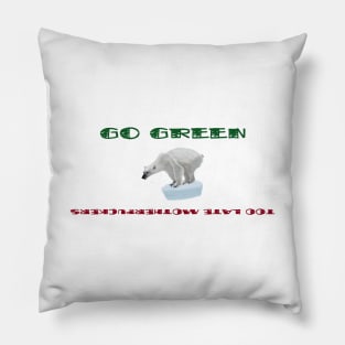 Alarming Polar Bear Pillow