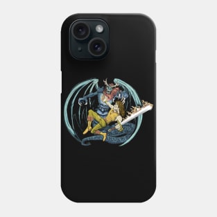 Knight Vs. Dragon Phone Case