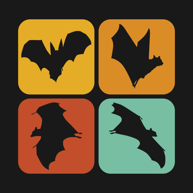 Retro Bats I Aesthetic I Bat Bat TShirt TeePublic